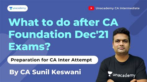 What To Do After Ca Foundation Dec21 Exams Prepare For Ca Inter