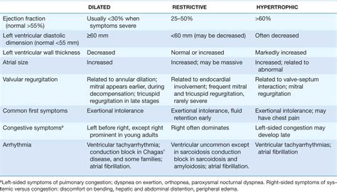 4 Types Of Cardiomyopathy