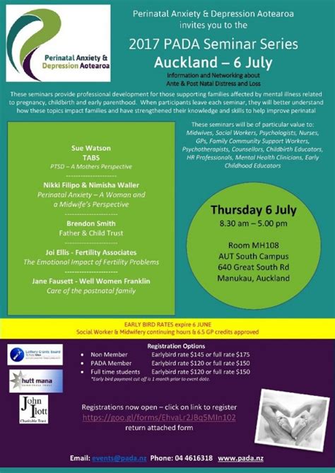 Waves Trust Perinatal Anxiety Depression Aotearoa Seminar Series