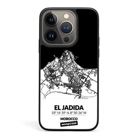 El Jadida Marruecos Mapa de la ciudad Funda Compre en línea