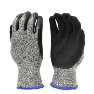 Gauge Uhmwpe Hppe Liner Nitrile Sandy Coated Cut Resistant Gloves