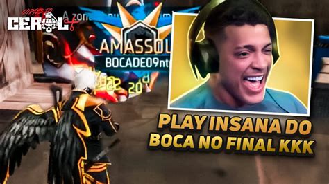 Free Fire Apostado Nobru Racha E Bocade Play Insana Do Boca