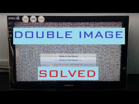 How To FIX DOUBLE IMAGE DISPLAY Problem Of Your LCD TV Screen Step By