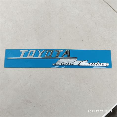 Jual Satu Buah Emblem Tulisan TOYOTA Land Cruiser Untuk Toyota HARDTOP