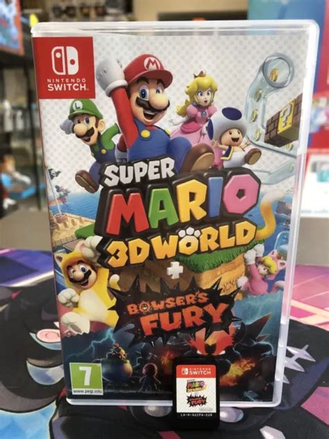 SUPER MARIO 3D World Bowser S Fury Neuf FRA Sous Blister Nintendo