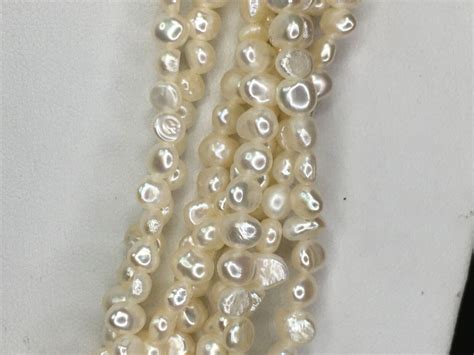 Genuine Freshwater Seed Pearl 16 Necklace Sterling  Gem