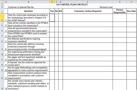 Quality Control Checklist Template Excel Ten Ways On How To Get The Most From This Quality