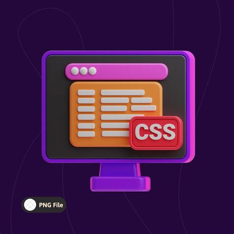 Premium PSD Coding Css Illustration 3d