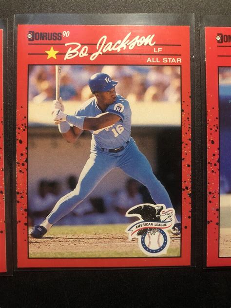 Donruss Bo Jackson No After Inc No Tm Double Error