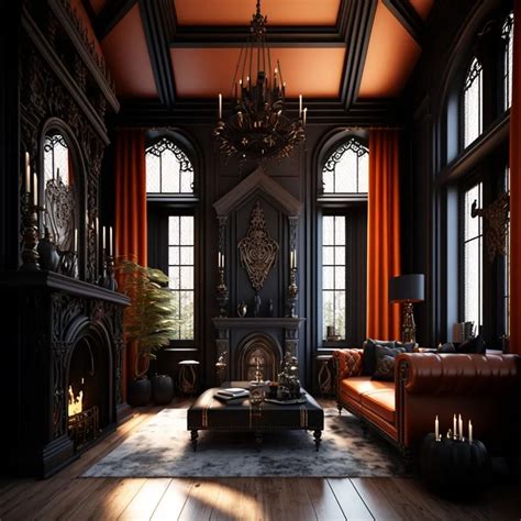 Gothic Living Room 33 Cool Ways To Make A Grand Statement Gothic House Gothic Living Room