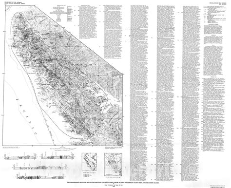 Map Reconnaissance Geologic Map Of The Western Chichagof And Yakobi