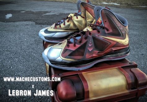 LeBron X shoes get custom 'Iron Man' treatment - Sports Illustrated