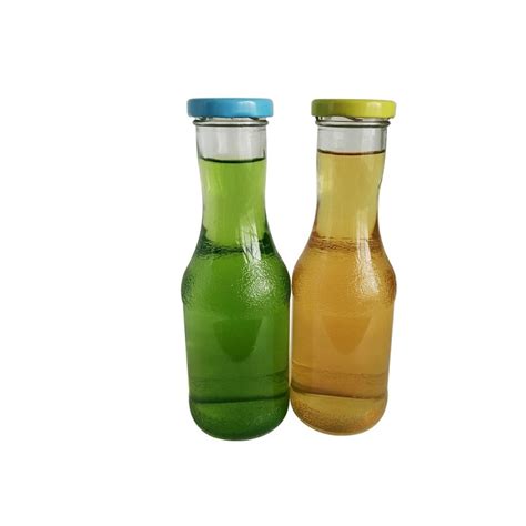 250ml Glass Beverage Juice Bottle Mineral Water Bottles With Tin Lid High Quality Beverage