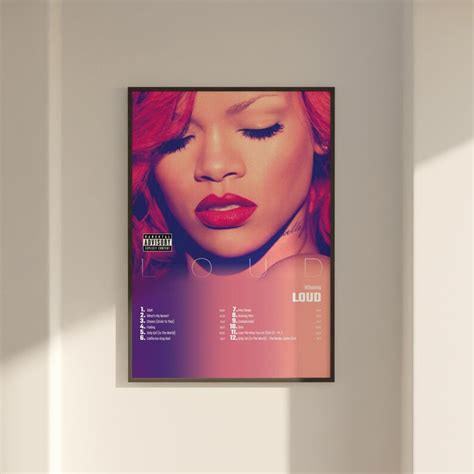 Rihanna Loud Album Cover Poster Wall Art Rihanna Loud - Etsy