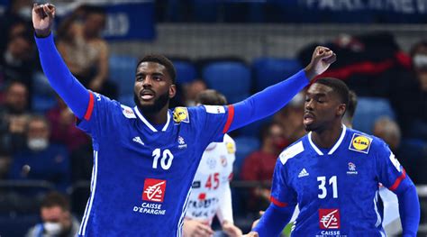 Euro Masculin De Handball Les Bleus D Butent Par Une Victoire Face