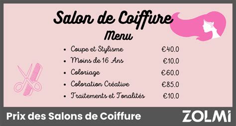 Guide De Tarification Des Salons De Coiffure Pour 2023 Zolmi Fr