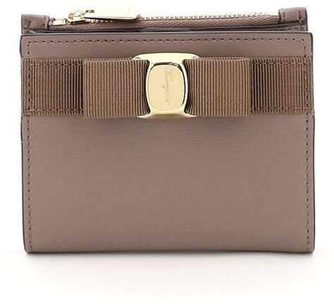 Ferragamo Vara Bow Compact Wallet Shopstyle