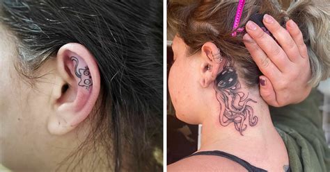 Behind The Ear Tattoos