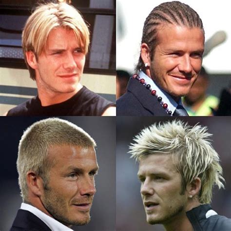 David Beckham's hairstyles through the years | David beckham hairstyle, David beckham, Beckham