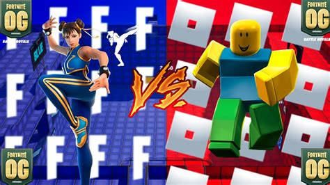 🔴crazy Roblox Vs Fortnite🔵 9377 1215 1307 By Lps Adrian Fortnite