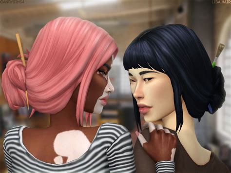 Sims 4 Bangs Hair Cc Dohon