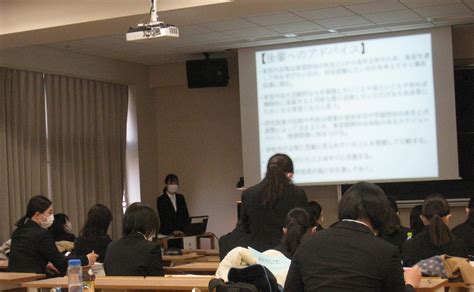 教育実習（栄養）報告会が行われました。 鎌倉女子大学 鎌倉女子大学短期大学部