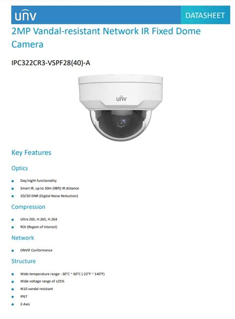 UNV CCTV UNIVIEW SECURITY SYSTEM UNV Camera