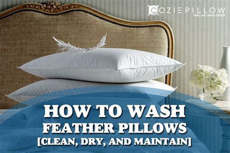 How To Wash Feather Pillows Martha Stewart Clean Dry And Maintain