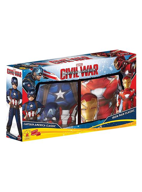 Iron Man Captain America Doppelpack Kost M F R Kinder Maskworld