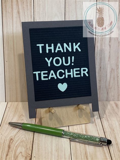 Teacher Thank You Card Sayings