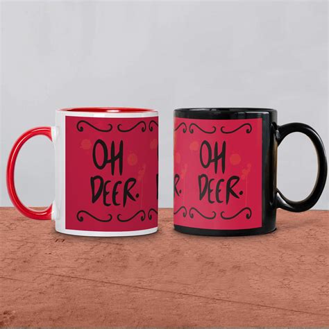 Oh Deer Mug Fan Art Alastors Mug Alastor Fanart Tea Cup Radio Demon