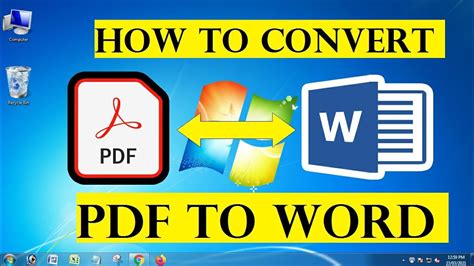 How To Convert PDF To Word Pdf File Ko Word Me Convert Kaise Kare