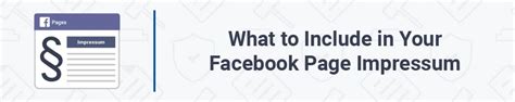 How To Add An Impressum To Your Facebook Page Termsfeed