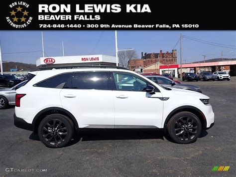 Glacial White Pearl Kia Sorento Sx Awd Photo