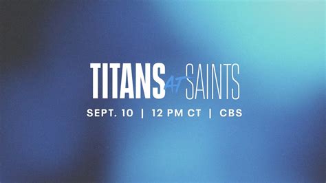 Tennessee Titans At New Orleans Saints Hype Video YouTube