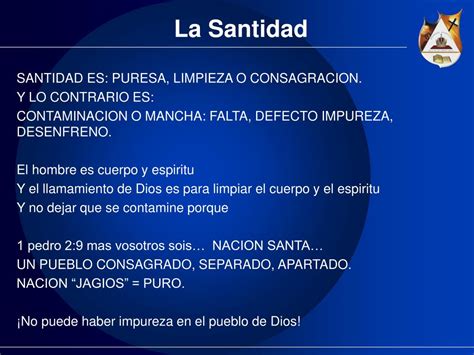 Ppt La Santidad Puntos Doctrinales Powerpoint Presentation