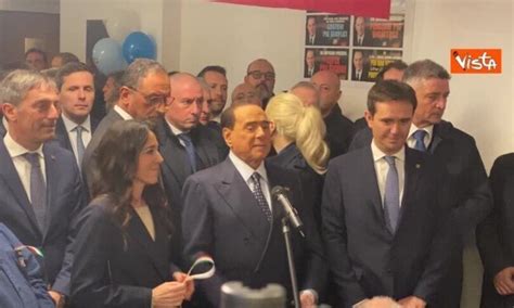 Berlusconi Inaugura A Milano Sede Forza Italia Ripartiamo Per