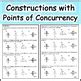 Constructions Of Points Of Concurrency In Geometry Common Core Tpt