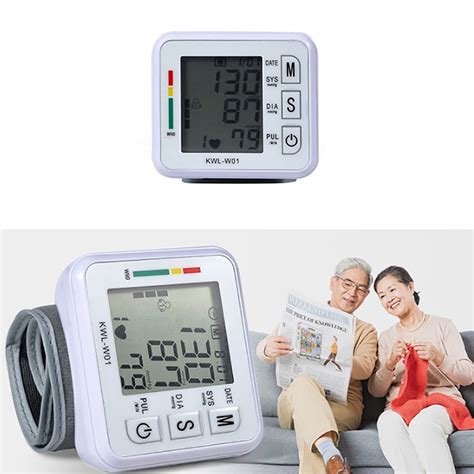 Wrist Arm Blood Pressure Monitor Automatic Digital BP With LCD