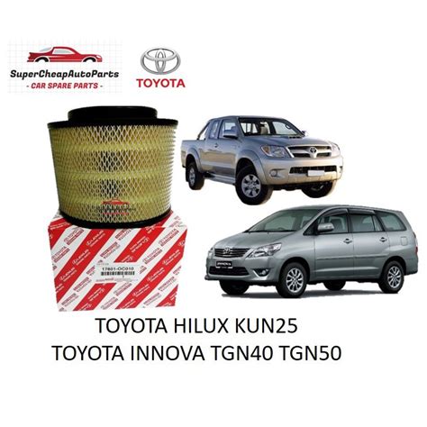 Toyota Hilux Kun Fortuner Kun Innova Tgn Air Filter Shopee Malaysia