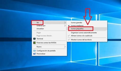 Agrandar Y Achicar Los Iconos Del Escritorio Para Windows