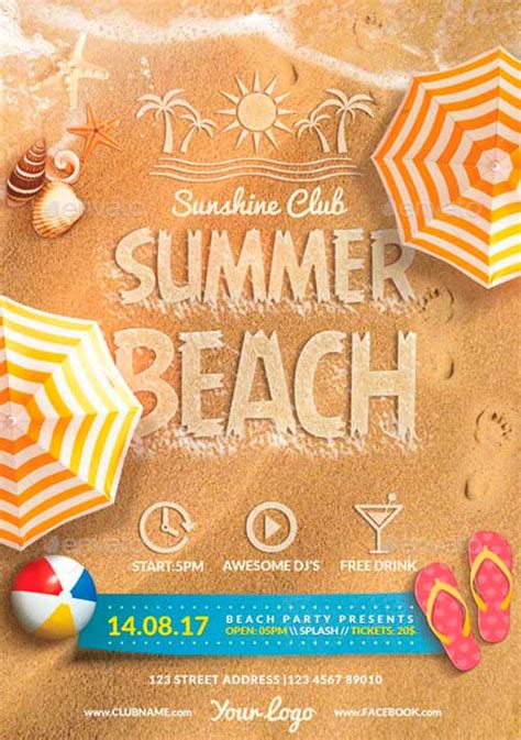 Best Summer Flyer Templates No4 Download Psd Flyer