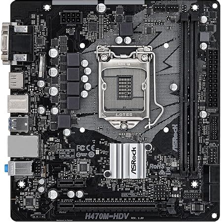 Amazon In Buy ASRock H470M HDV 10th Gen Intel Socket 1200