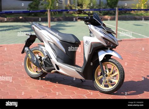 Surabaya Indonesia July 29 2021 Honda Vario Brand Motorcycle