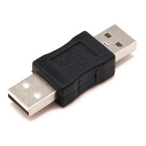 Conector Usb Macho A Macho Adaptador Union Para Clables Usb