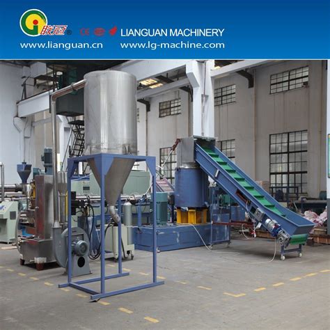 Waste Plastic Recycling Bopp Pe Pp Film Pelletizing Granulation Machine