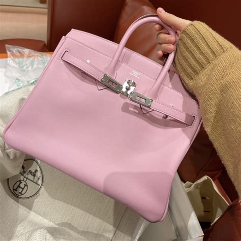 Hermes Birkin Cm Swift X Mauve Sylvestre Qatar