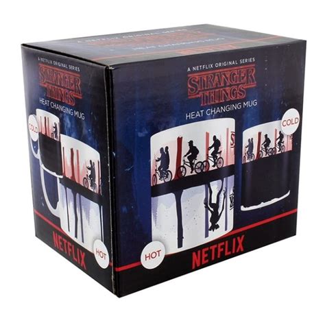 Stranger Things Upside Down Värmeväxlande Mugg Merch