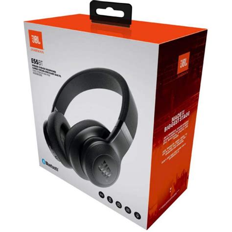Большие беспроводные наушники JBL E55BT Black с оголовьем - Audio ...