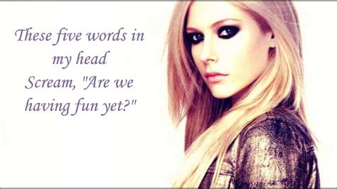 Avril Lavigne How You Remind Me Lyrics Youtube